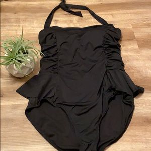 Black One Piece Swimsuit